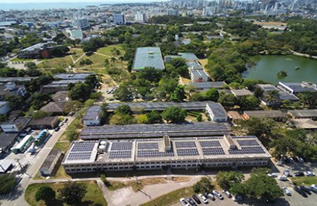 5.44MW rooftop solar power system of Brazil UFES University