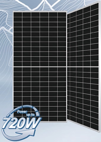 700W-720W HJT 210mm 132-cells Bifacial Half Cell Double-glass Mono Crystalline Solar Modules